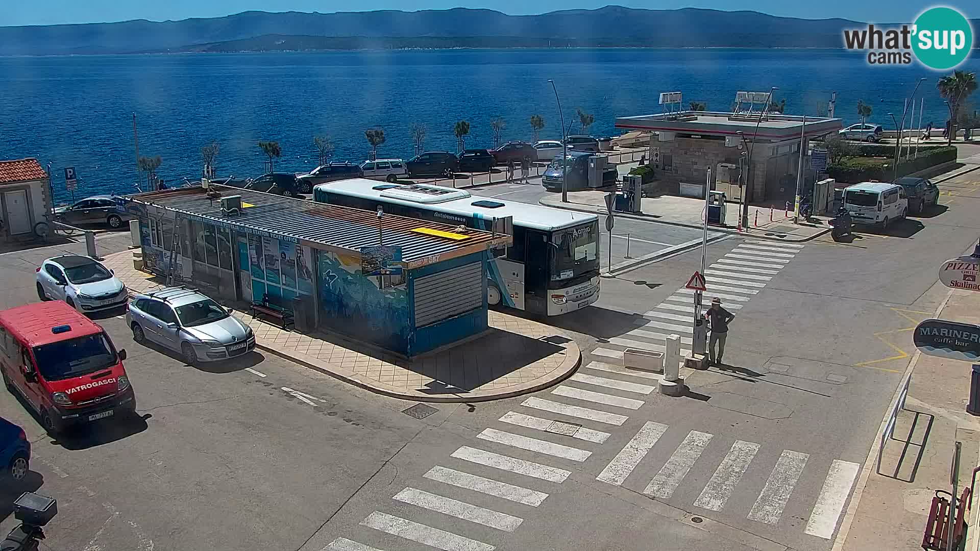 Webcam Bol centre-ville & marina – Vue en direct depuis Bol, île de Brač