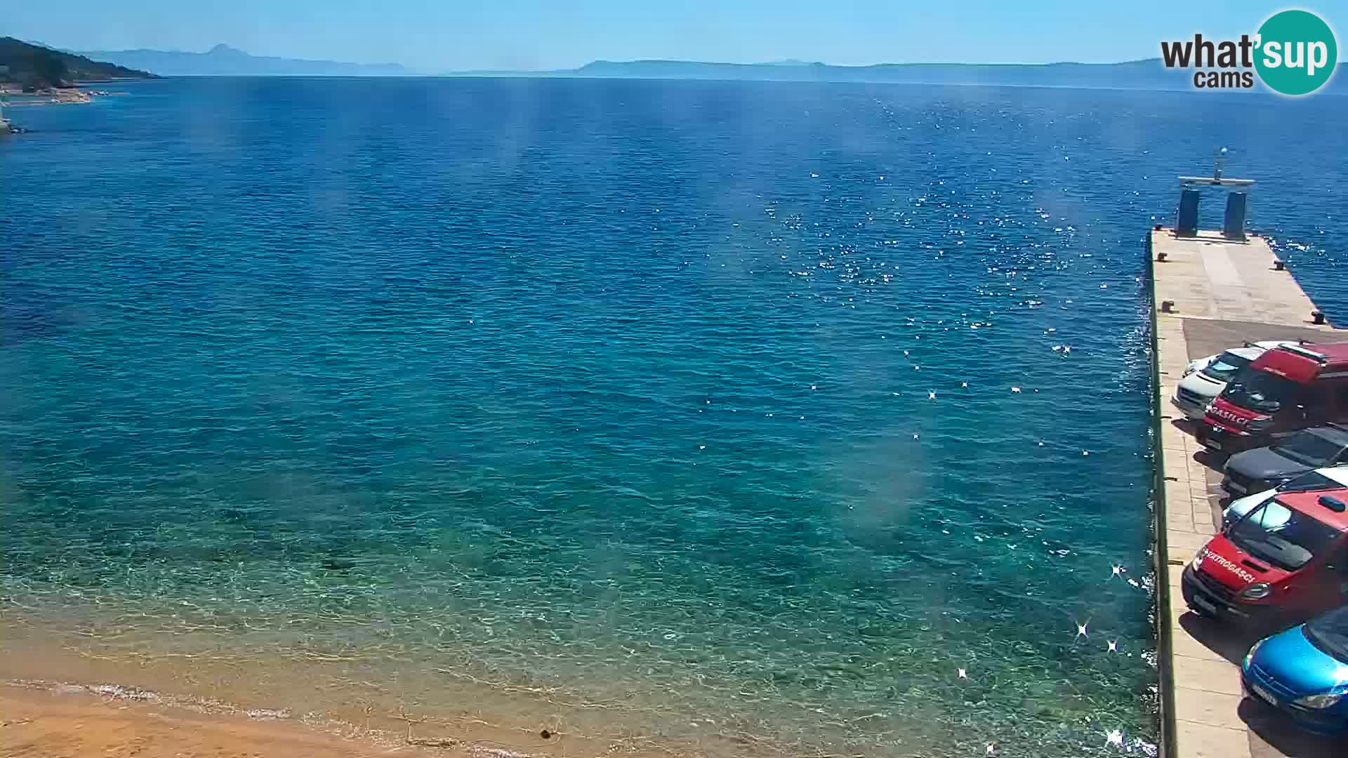 Webcam Bol centre-ville & marina – Vue en direct depuis Bol, île de Brač