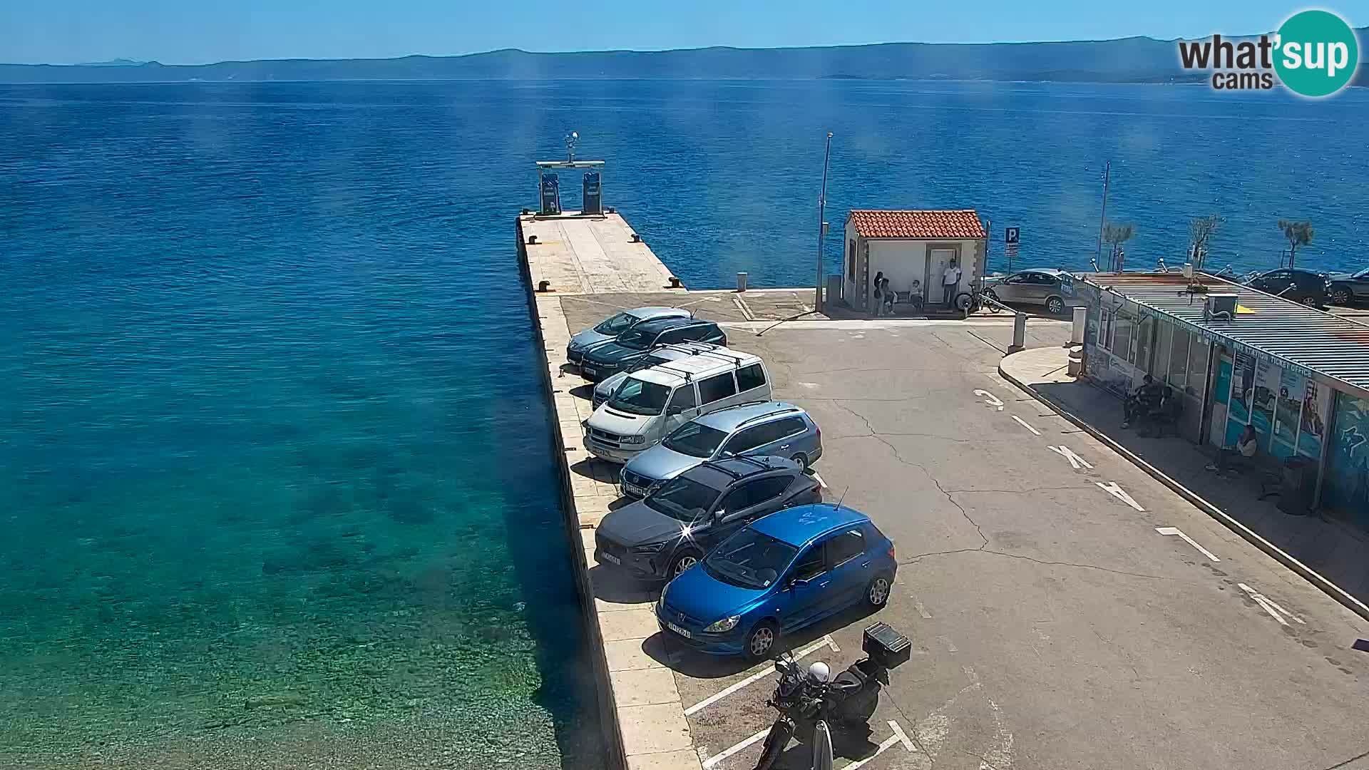 Webcam Bol Centre-Ville & Marina – Vue en direct depuis Bol, île de Brač