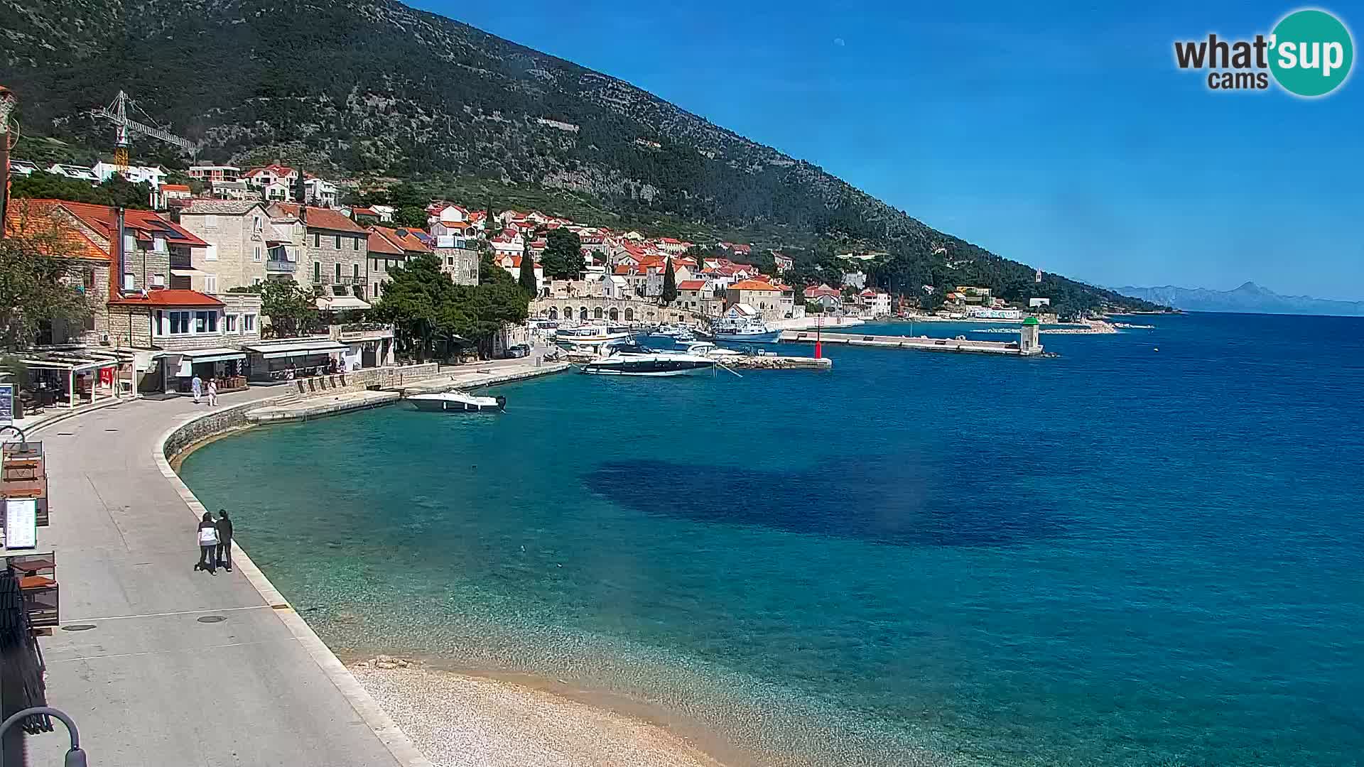 Webcam Bol Town Center & Marina – Live View from Bol, Brač