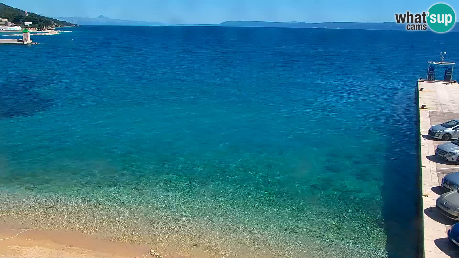 Webcam Bol Centre-Ville & Marina – Vue en direct depuis Bol, île de Brač