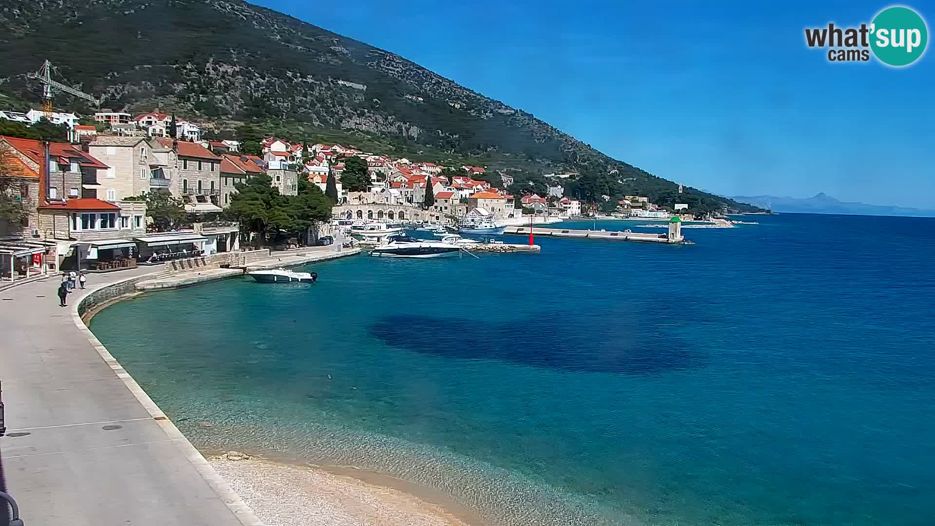 Webcam Bol Town Center & Marina – Live View from Bol, Brač