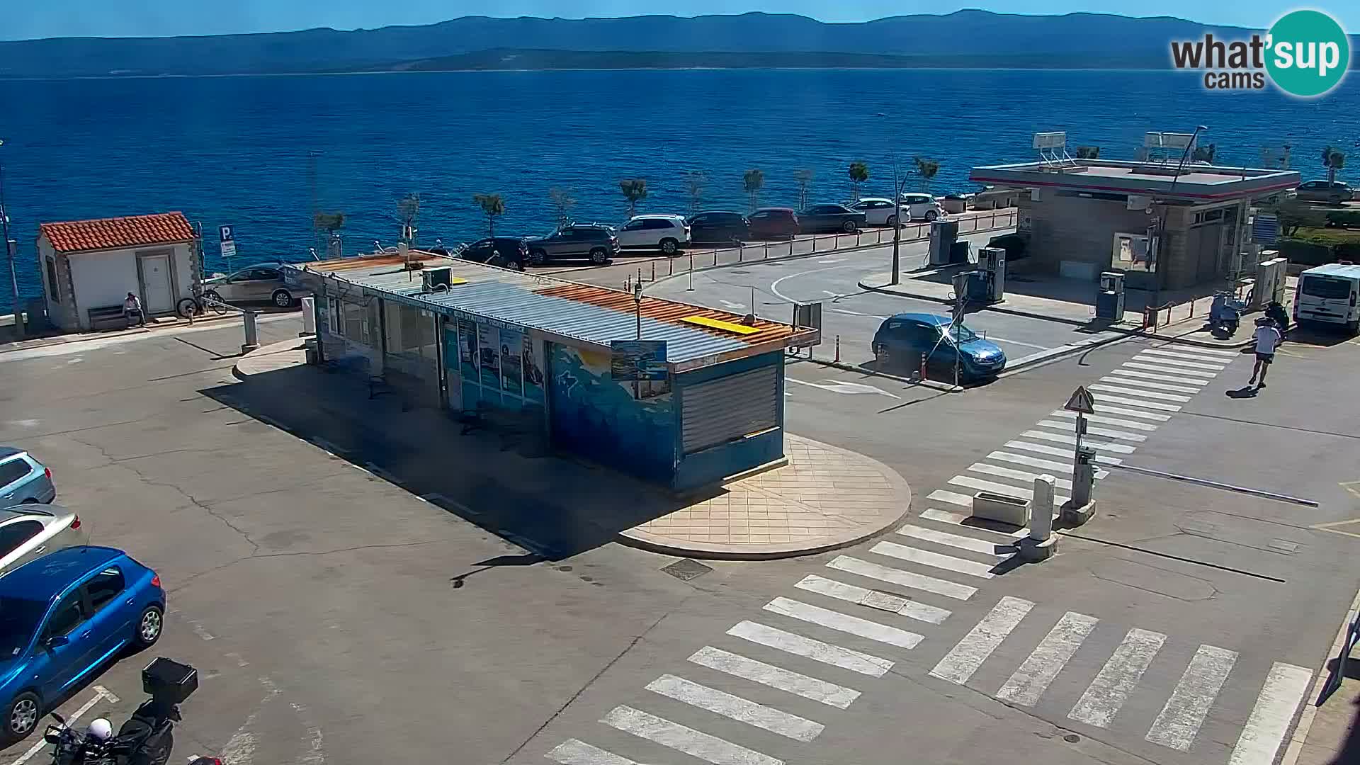 Webcam Bol Centre-Ville & Marina – Vue en direct depuis Bol, île de Brač