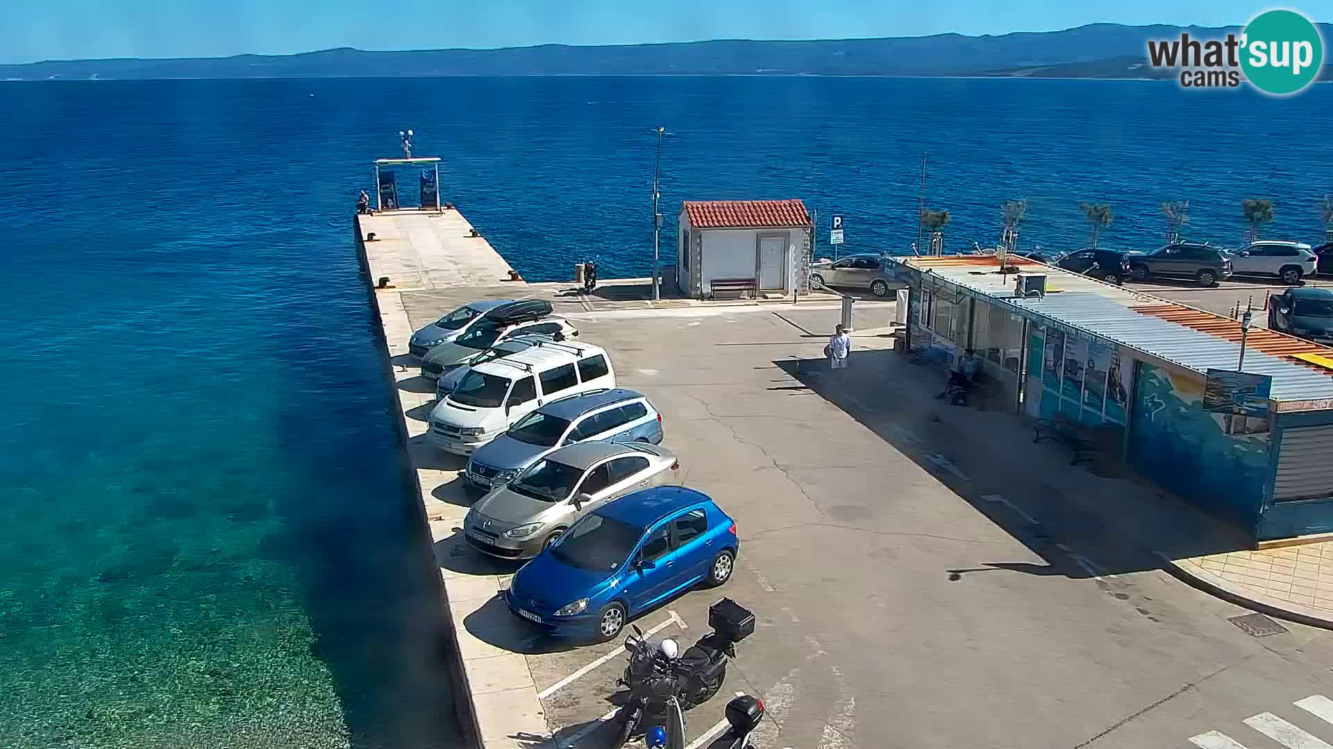 Webcam Bol Hafen & Ortszentrum – Liveblick aus Bol auf der Insel Brač
