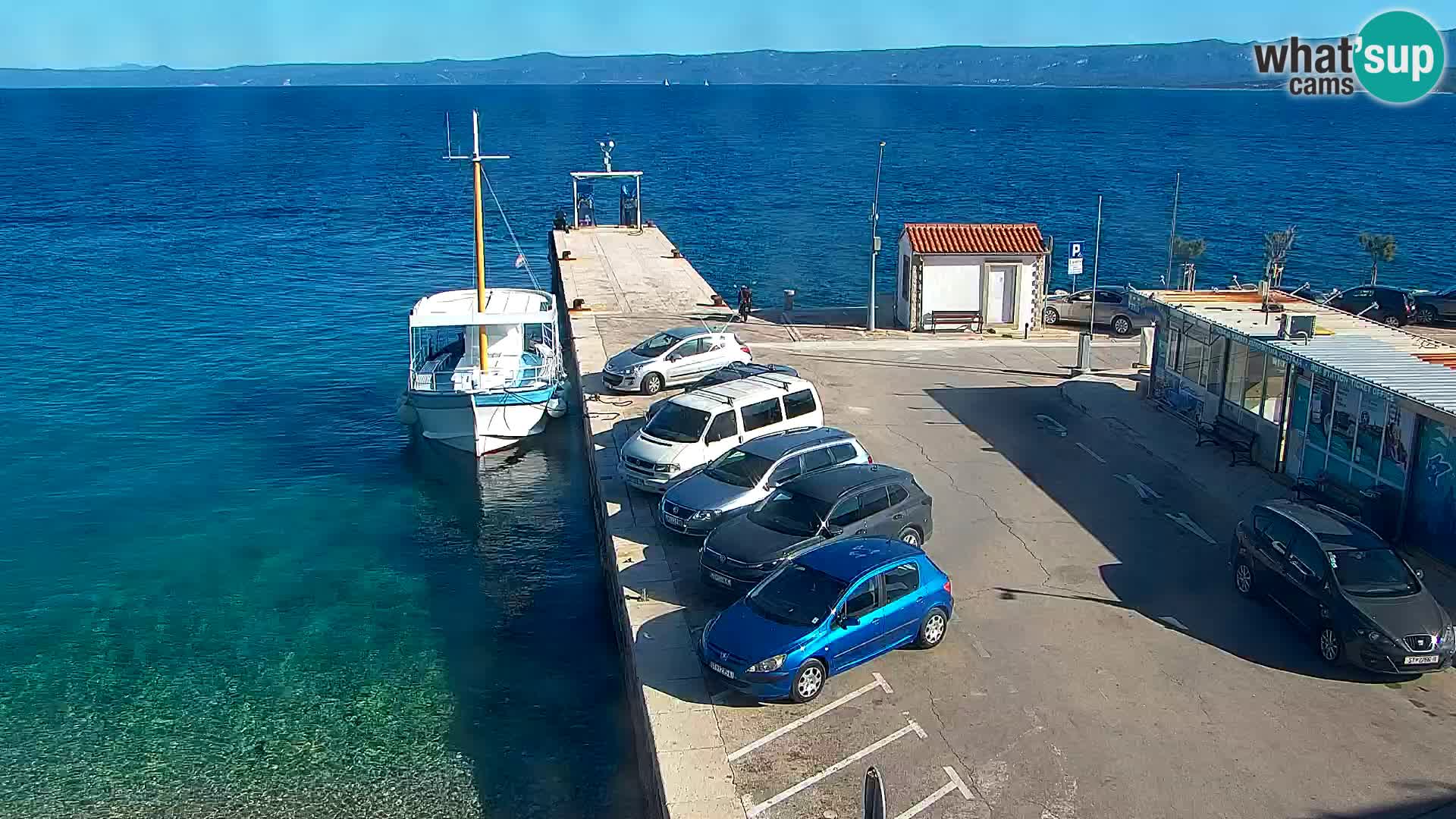 Webcam Bol centre-ville & marina – Vue en direct depuis Bol, île de Brač