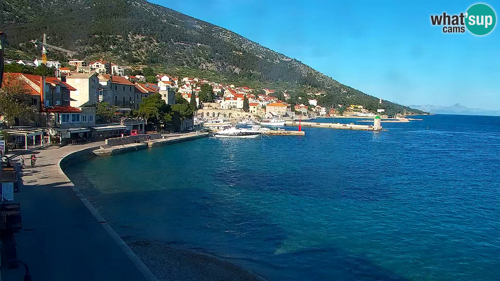 Webcam Bol Town Center & Marina – Live View from Bol, Brač