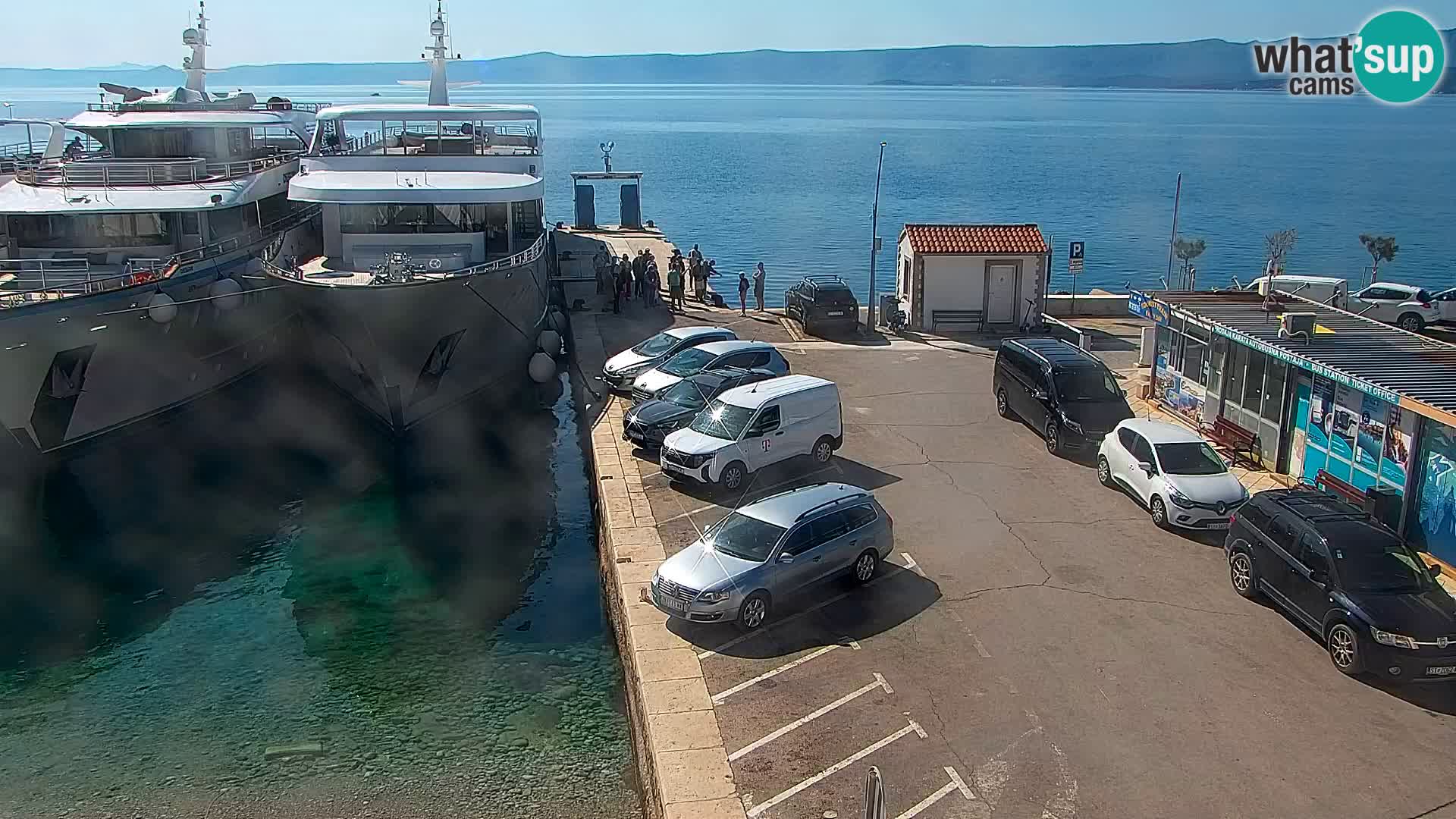 Webcam Bol Hafen & Ortszentrum – Liveblick aus Bol auf der Insel Brač