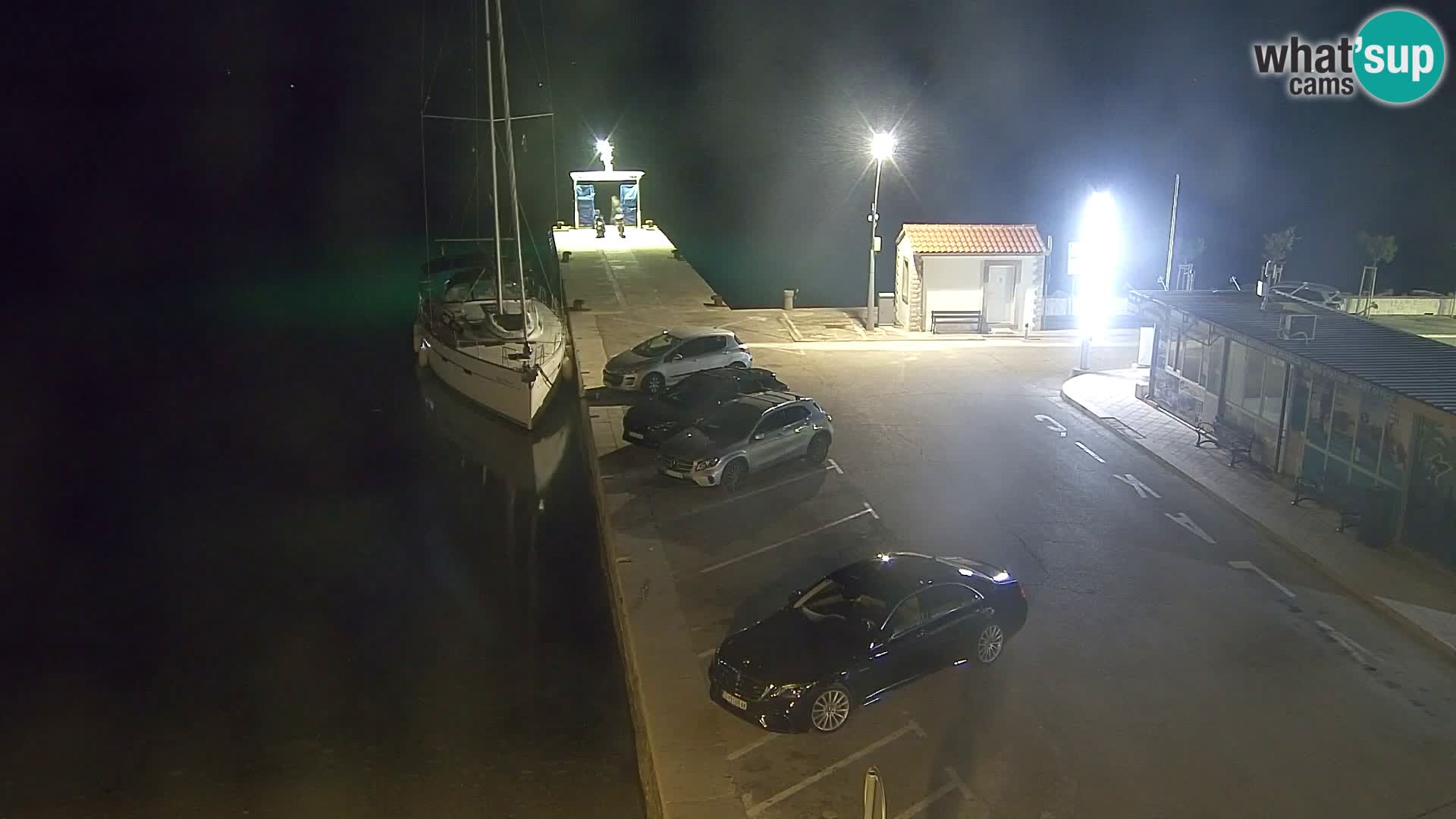 Spletna kamera Bol – Center mesta in marina v živo