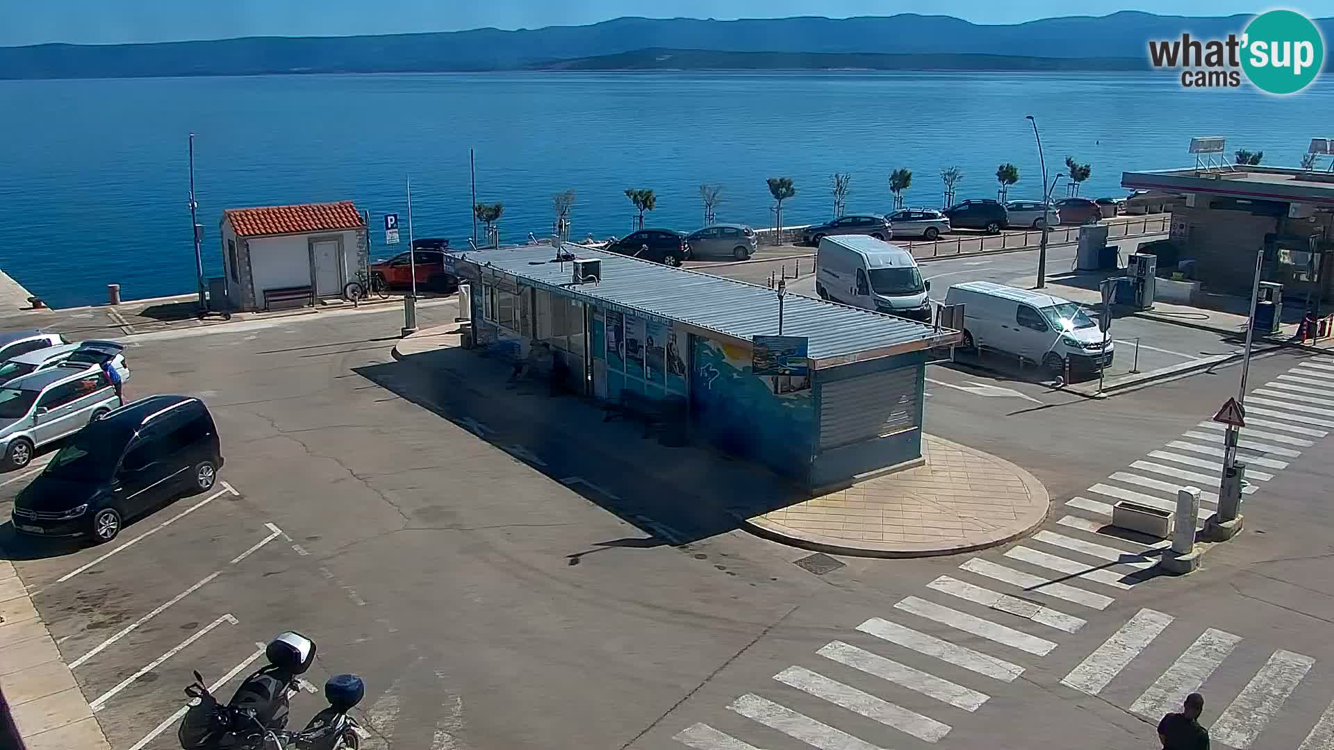 Webcam Bol centre-ville & marina – Vue en direct depuis Bol, île de Brač
