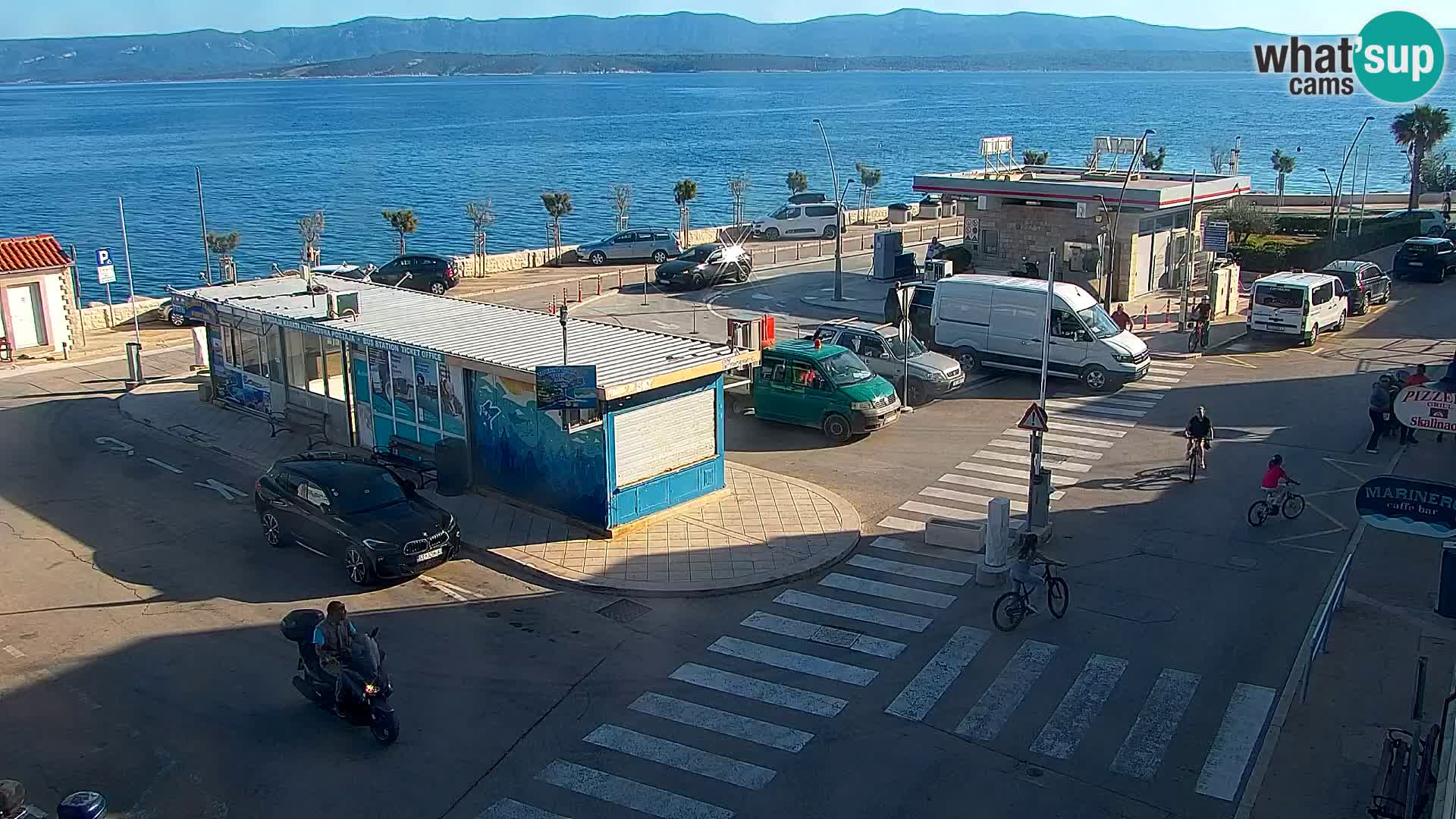 Webcam Bol centre-ville & marina – Vue en direct depuis Bol, île de Brač