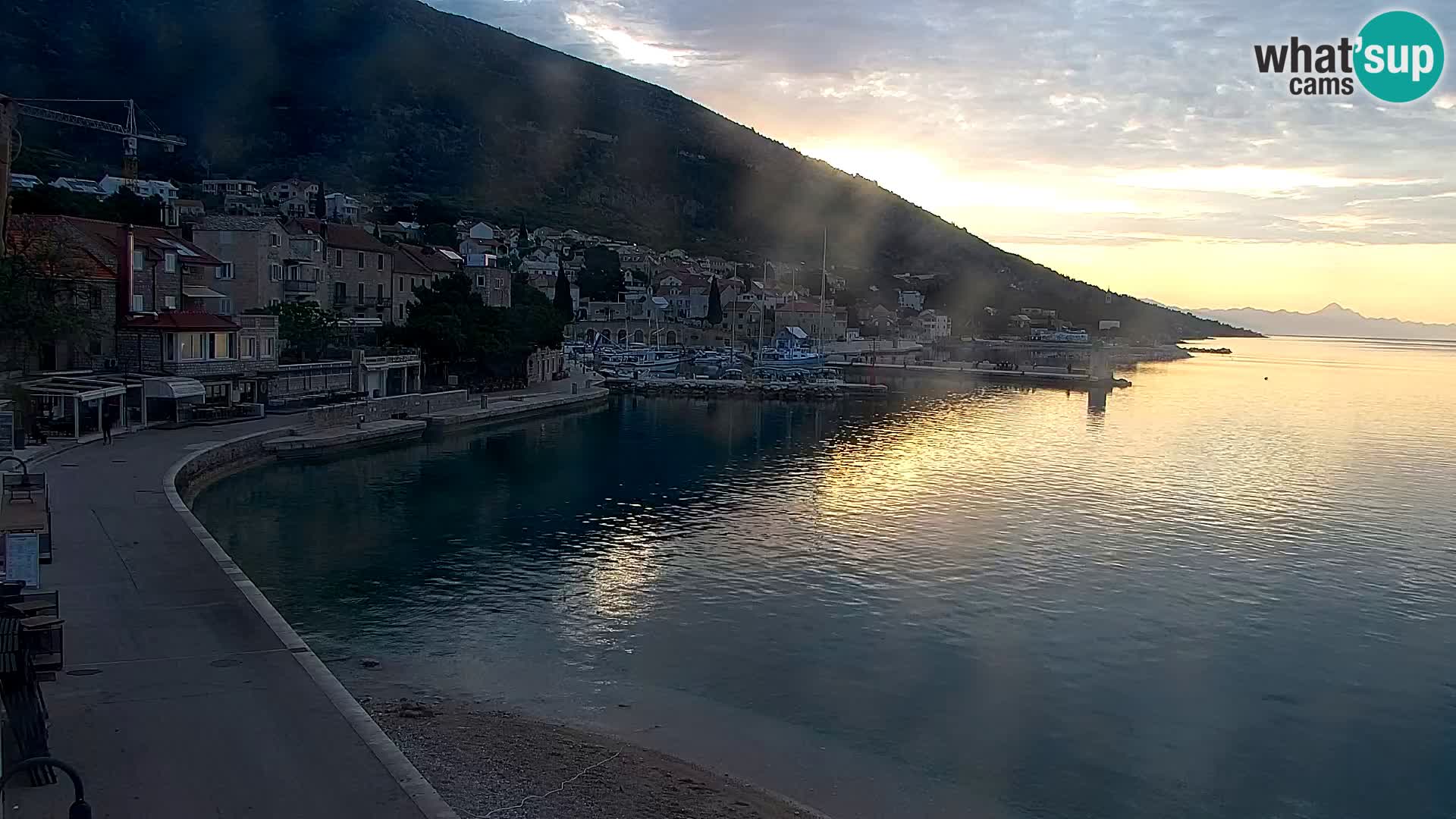 Webcam Bol centre-ville & marina – Vue en direct depuis Bol, île de Brač