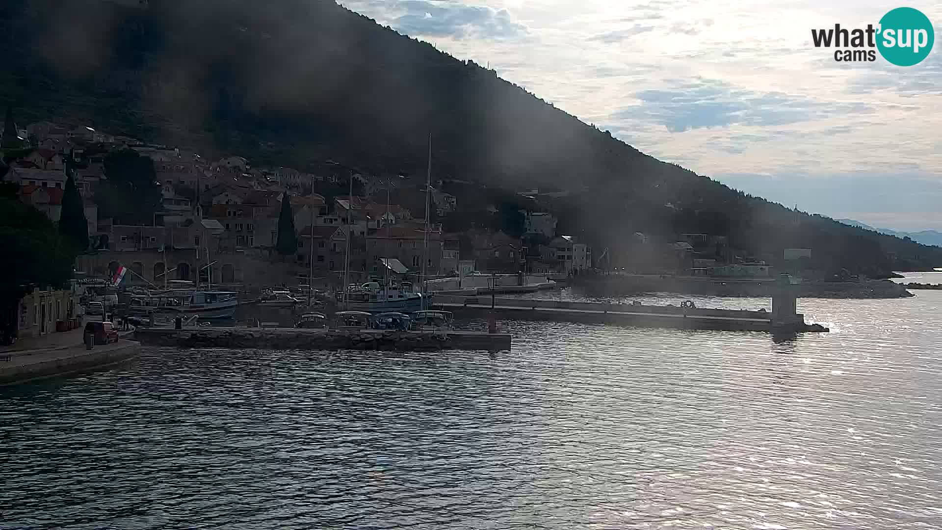 Webcam Bol Centre-Ville & Marina – Vue en direct depuis Bol, île de Brač