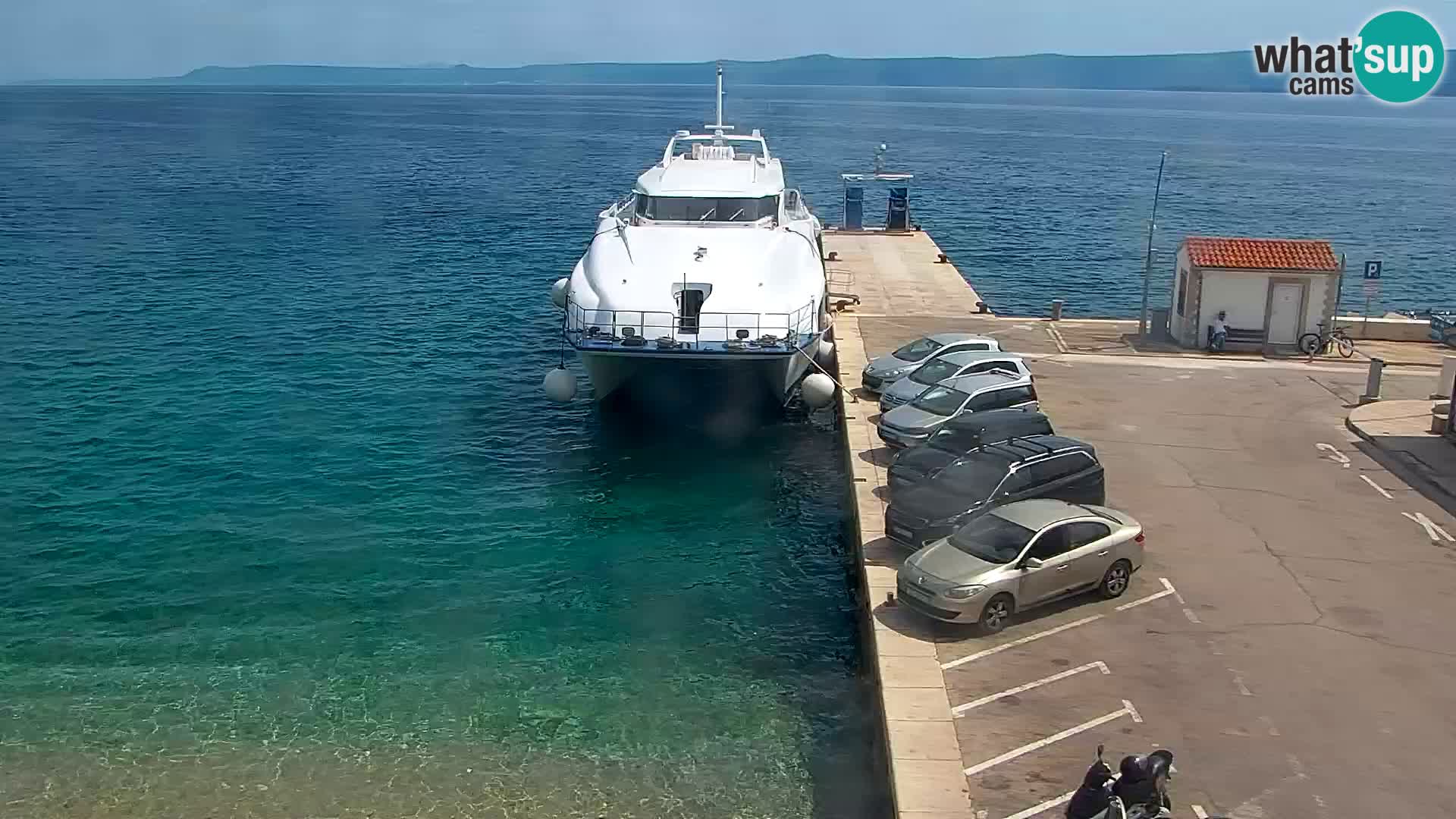 Webcam Bol Hafen & Ortszentrum – Liveblick aus Bol auf der Insel Brač