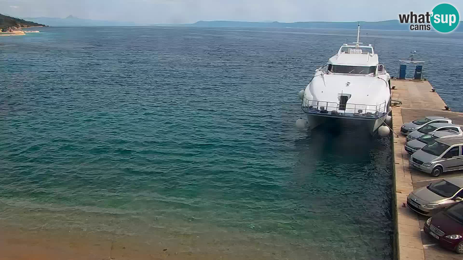 Webcam Bol Centro e Marina – Vista live dal porto di Bol