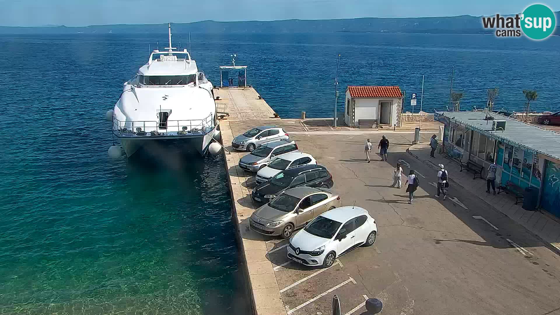 Webcam Bol Centre-Ville & Marina – Vue en direct depuis Bol, île de Brač