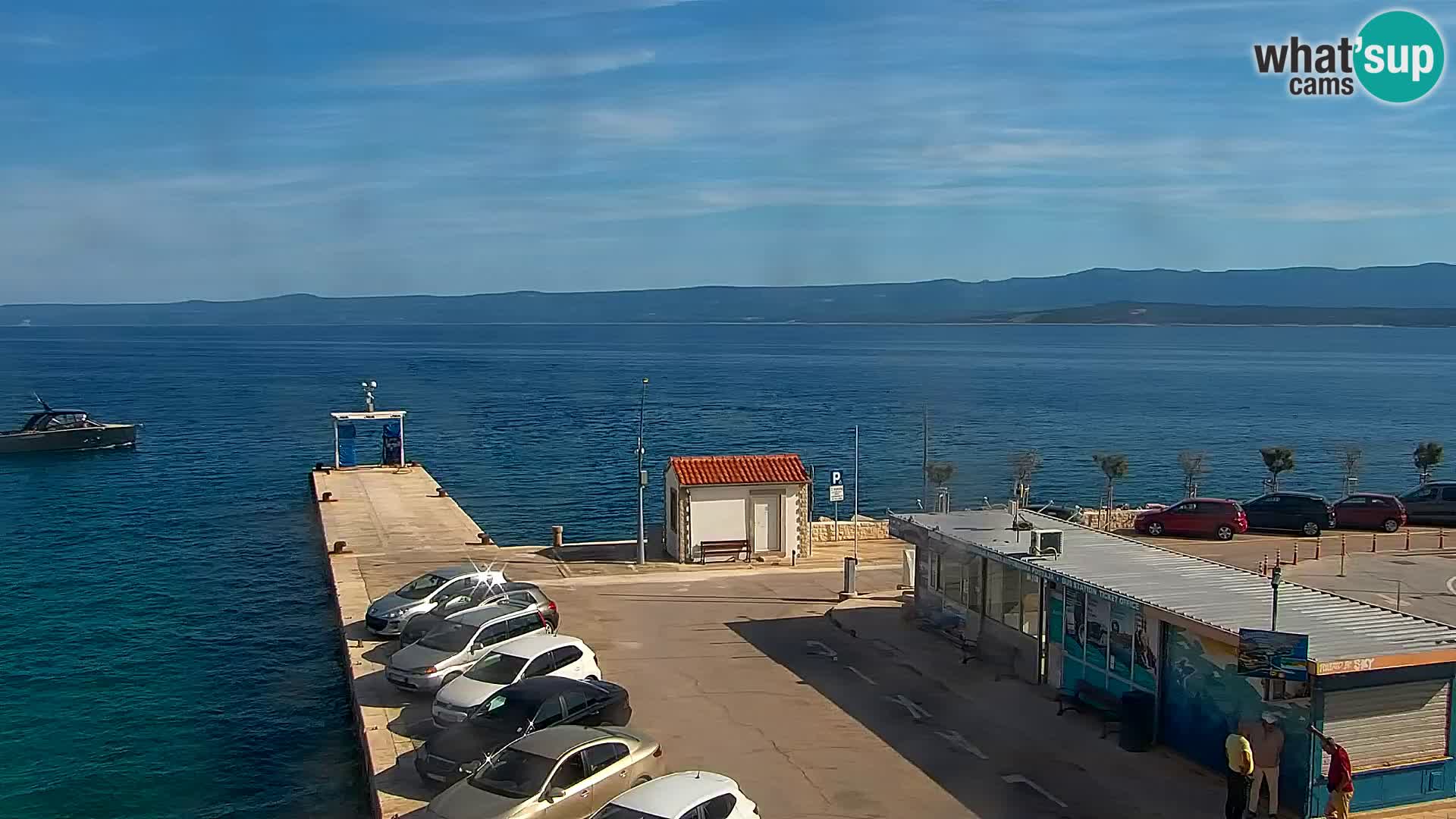 Webcam Bol centre-ville & marina – Vue en direct depuis Bol, île de Brač