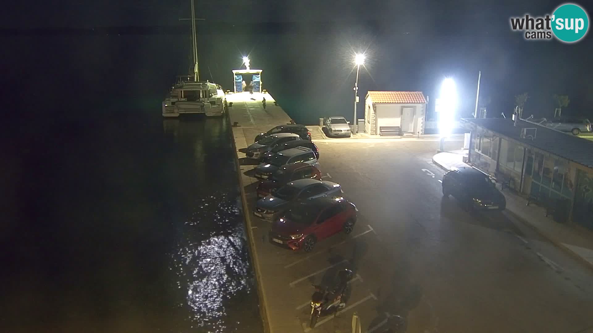 Webcam Bol Centro e Marina – Vista live dal porto di Bol