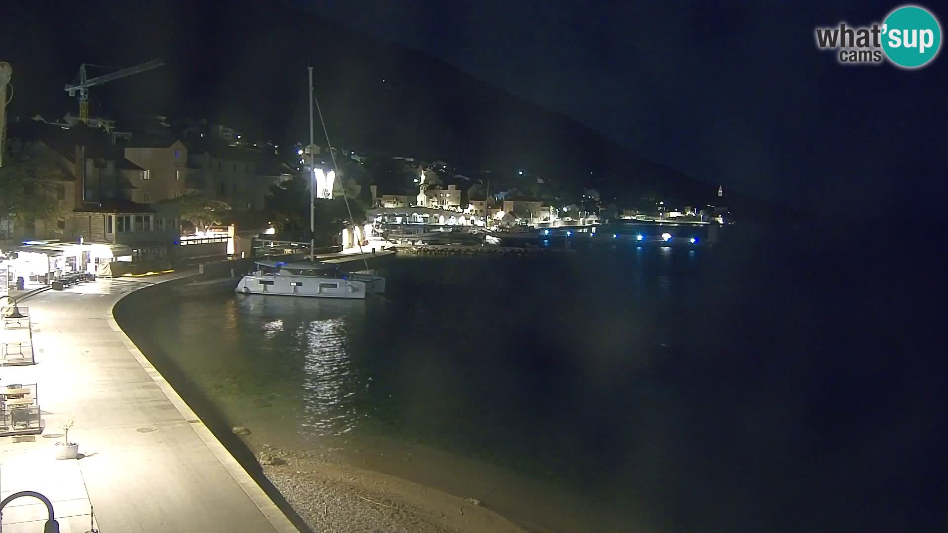 Webcam Bol Centre-Ville & Marina – Vue en direct depuis Bol, île de Brač