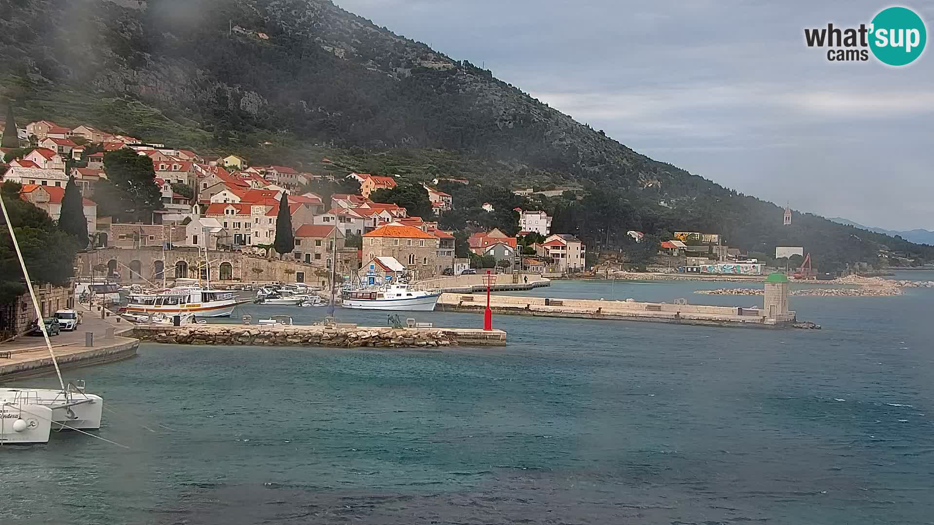 Webcam Bol Town Center & Marina – Live View from Bol, Brač