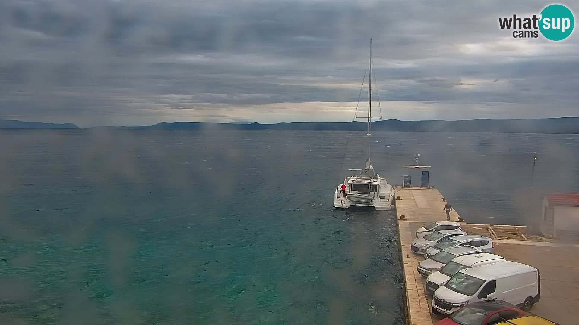 Webcam Bol centre-ville & marina – Vue en direct depuis Bol, île de Brač