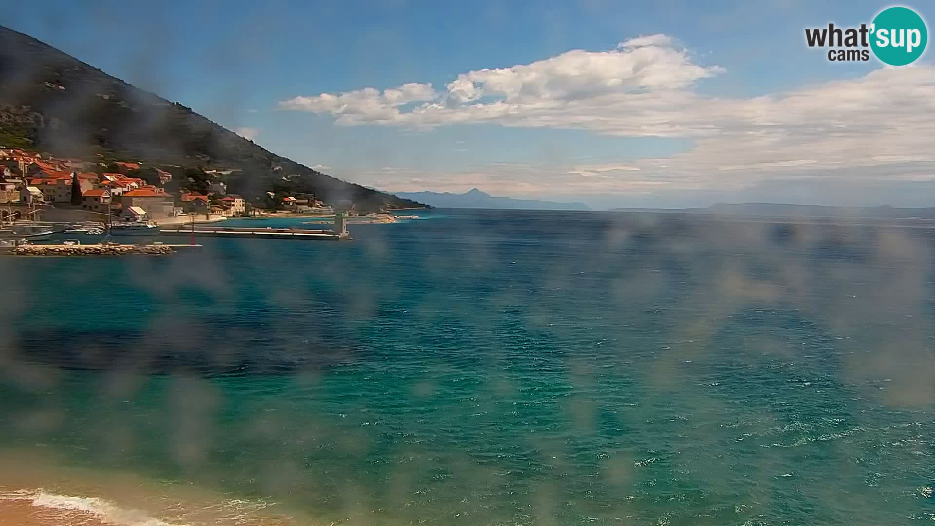 Webcam Bol Centro e Marina – Vista live dal porto di Bol