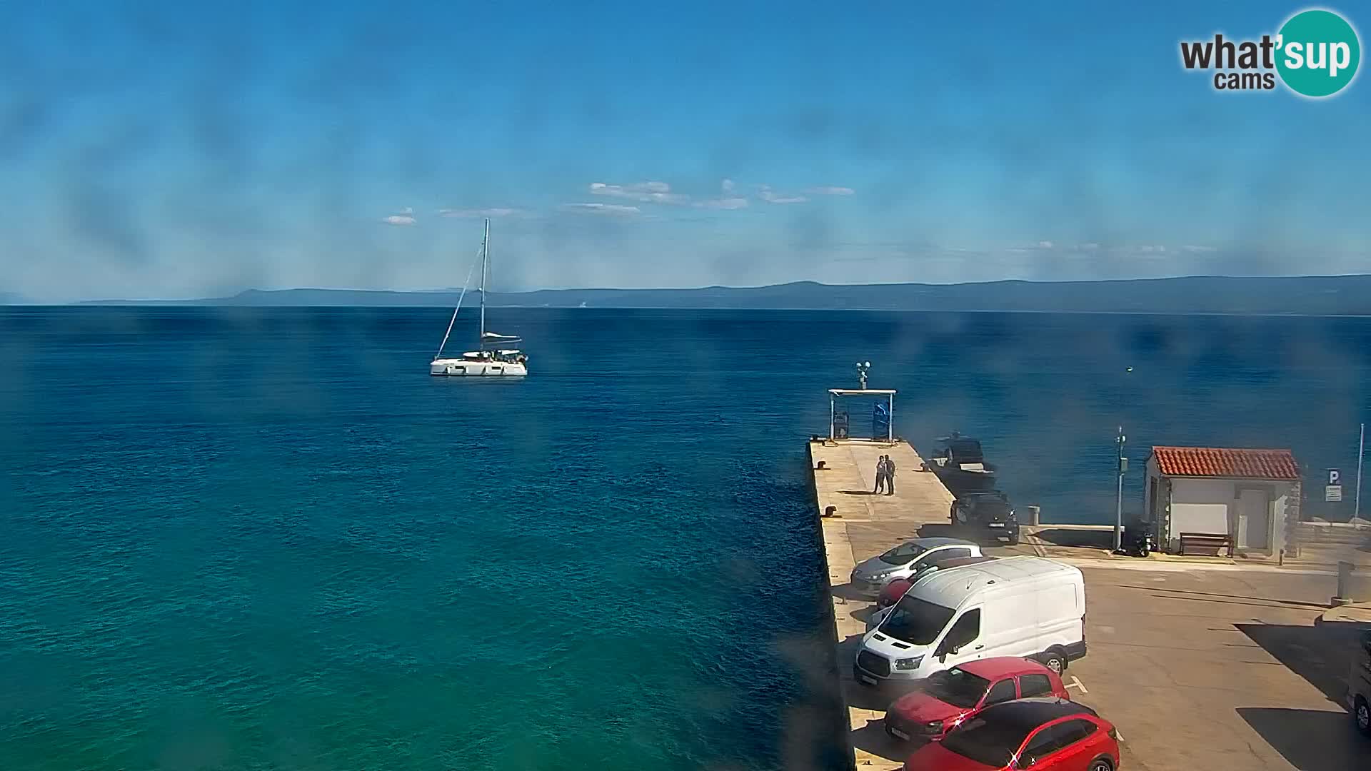 Webcam Bol centre-ville & marina – Vue en direct depuis Bol, île de Brač
