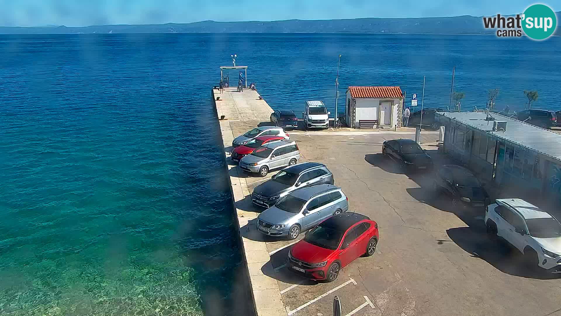 Webcam Bol Centro e Marina – Vista live dal porto di Bol