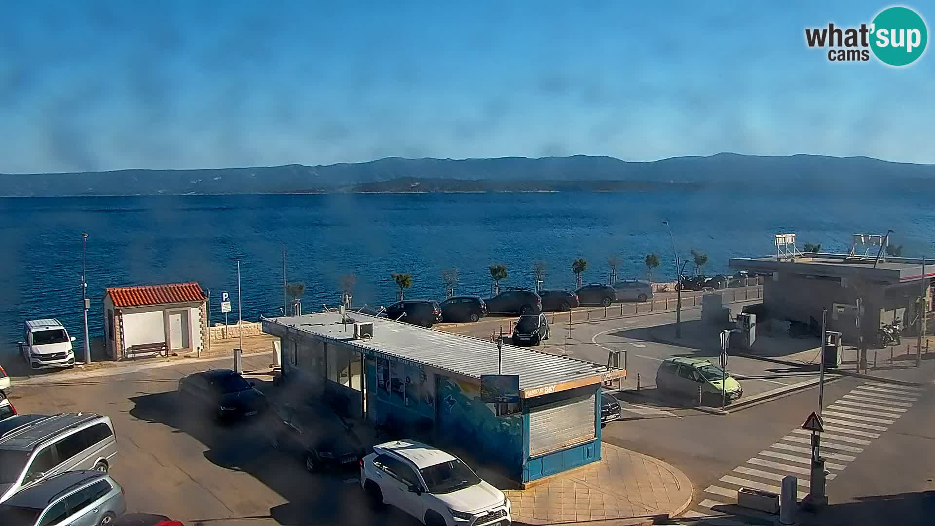 Webcam Bol centre-ville & marina – Vue en direct depuis Bol, île de Brač