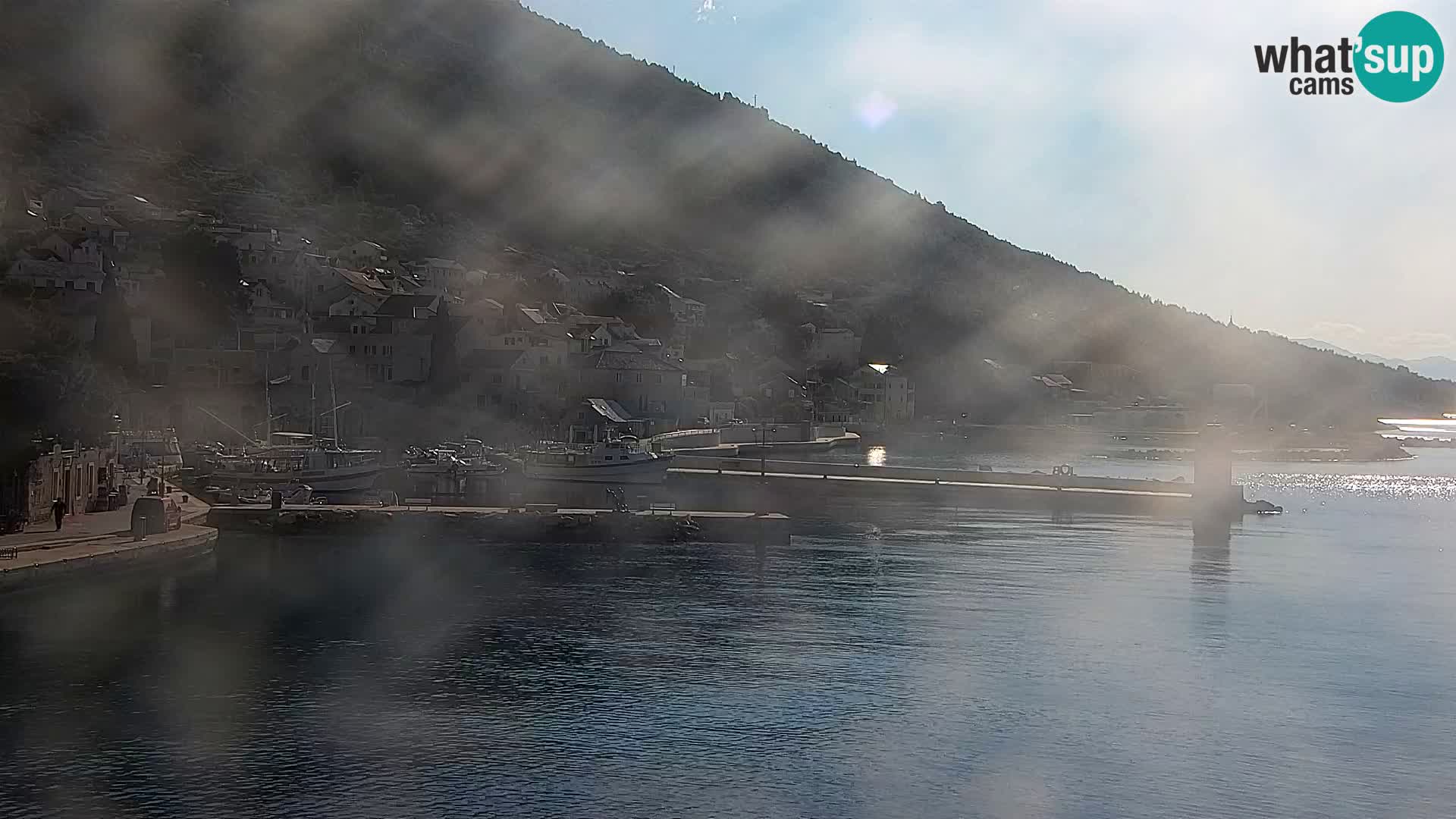 Webcam Bol Centre-Ville & Marina – Vue en direct depuis Bol, île de Brač