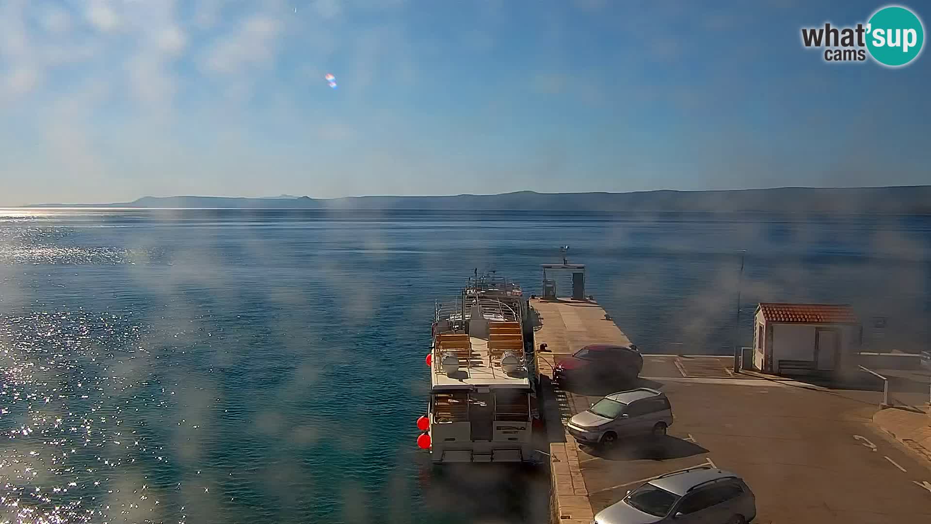 Webcam Bol centre-ville & marina – Vue en direct depuis Bol, île de Brač