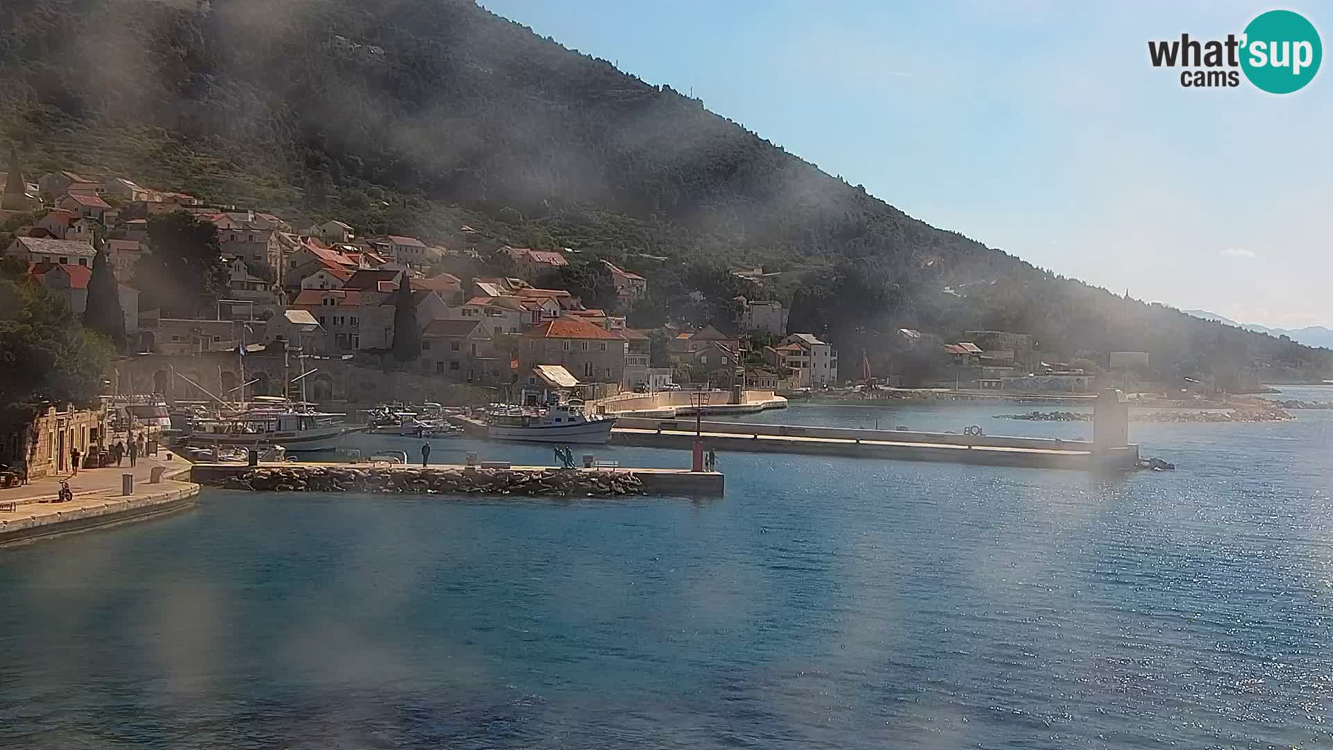 Webcam Bol Centre-Ville & Marina – Vue en direct depuis Bol, île de Brač