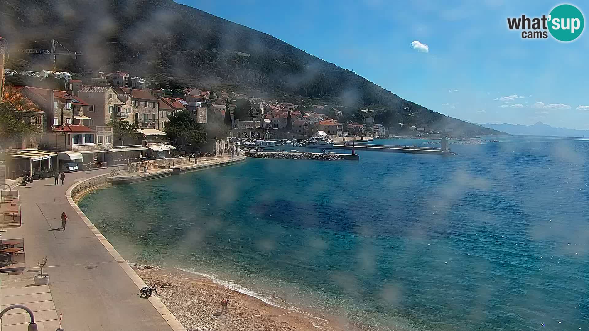 Webcam Bol Centre-Ville & Marina – Vue en direct depuis Bol, île de Brač