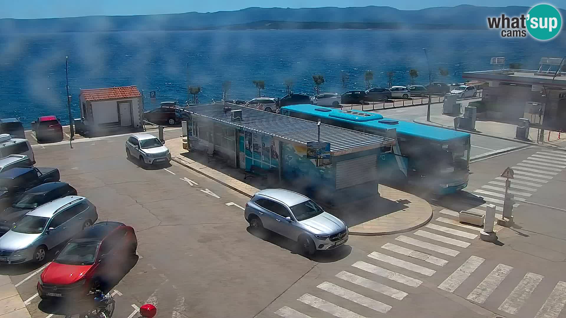 Webcam Bol Centro e Marina – Vista live dal porto di Bol