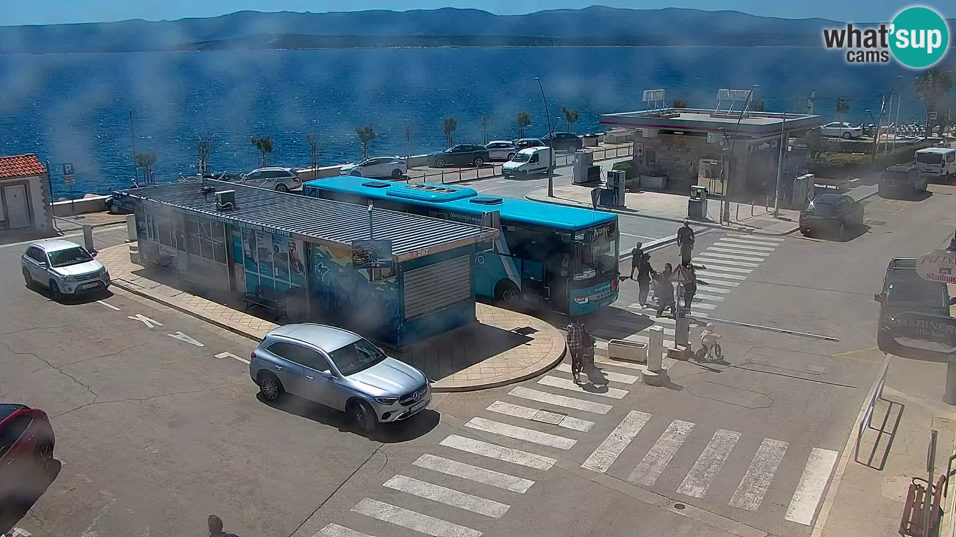 Webcam Bol centre-ville & marina – Vue en direct depuis Bol, île de Brač