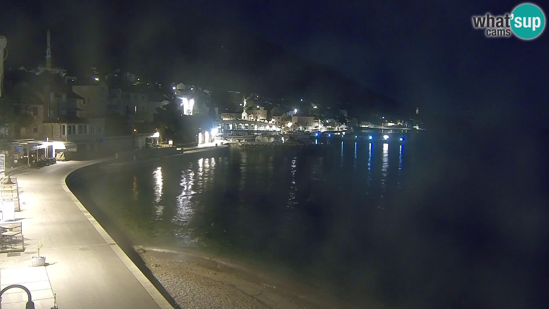 Webcam Bol centre-ville & marina – Vue en direct depuis Bol, île de Brač