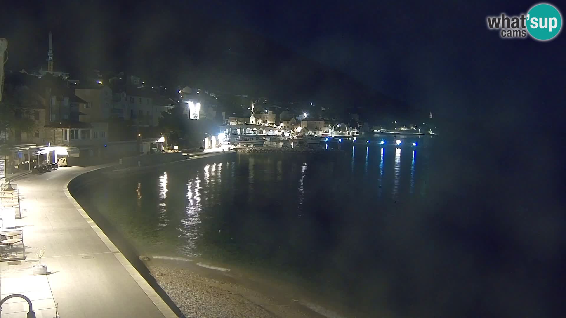 Webcam Bol Centre-Ville & Marina – Vue en direct depuis Bol, île de Brač