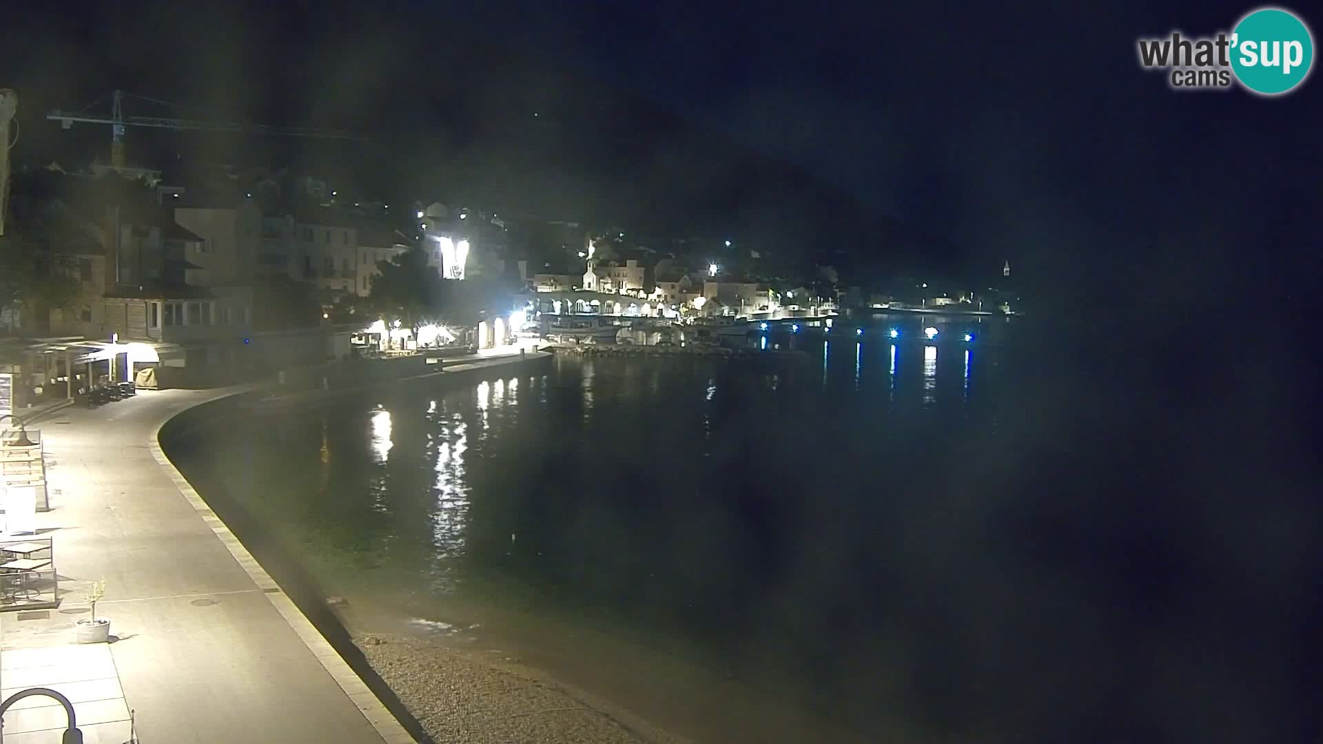Webcam Bol Centre-Ville & Marina – Vue en direct depuis Bol, île de Brač