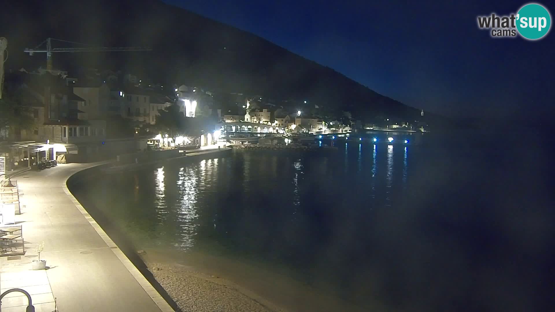 Webcam Bol centre-ville & marina – Vue en direct depuis Bol, île de Brač