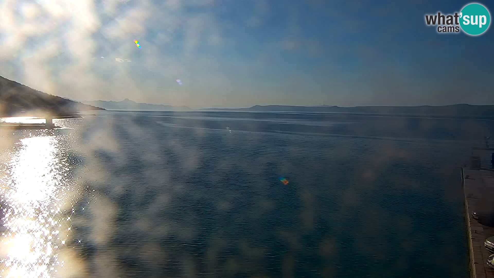 Webcam Bol Centro e Marina – Vista live dal porto di Bol
