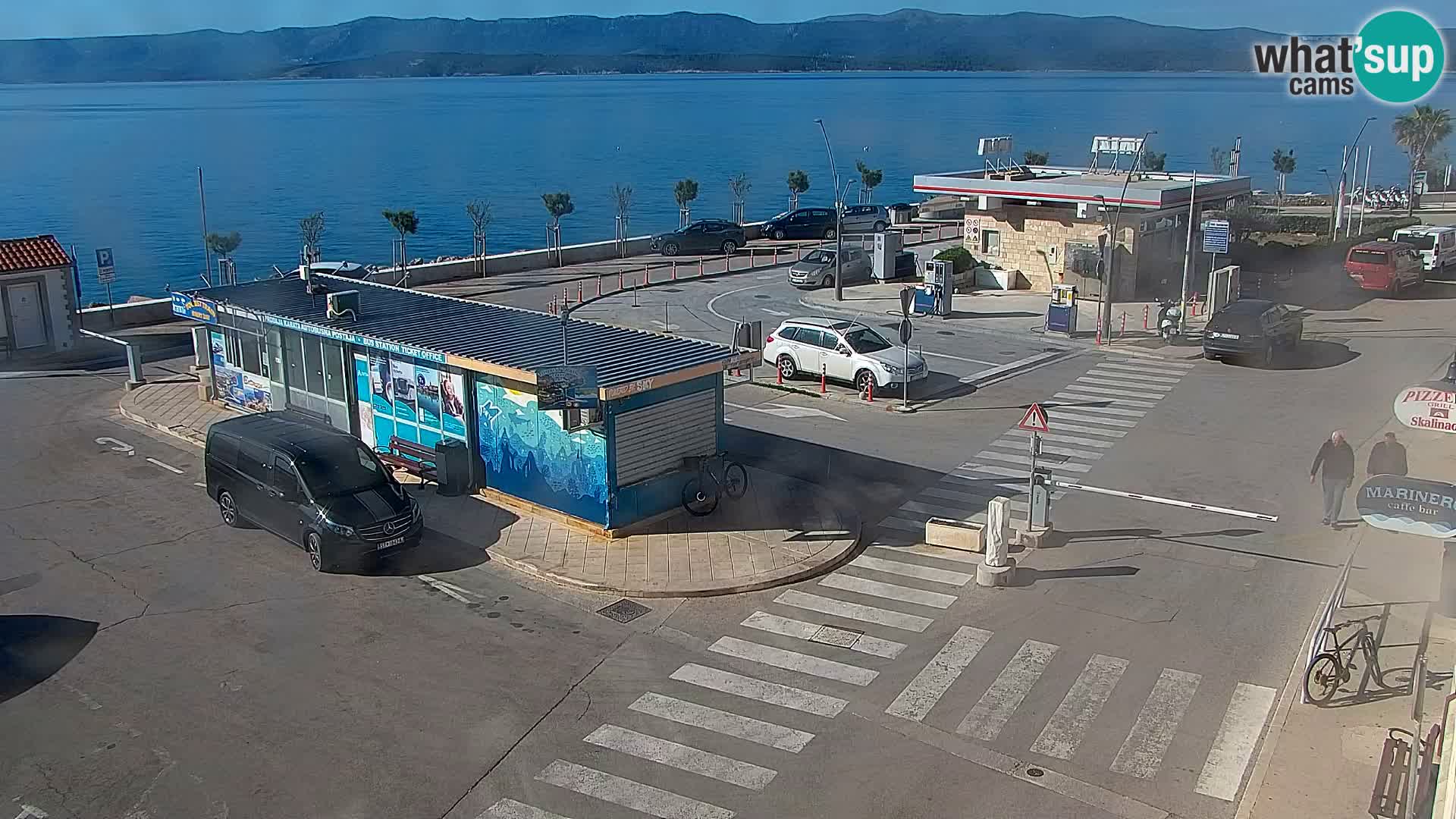 Webcam Bol Centre-Ville & Marina – Vue en direct depuis Bol, île de Brač