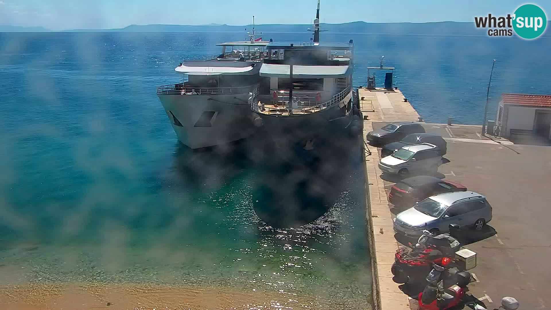 Webcam Bol Centre-Ville & Marina – Vue en direct depuis Bol, île de Brač