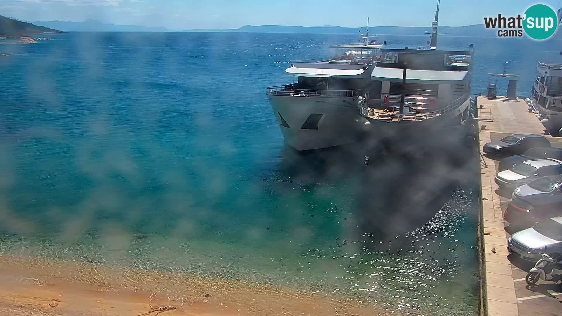 Webcam Bol Centre-Ville & Marina – Vue en direct depuis Bol, île de Brač