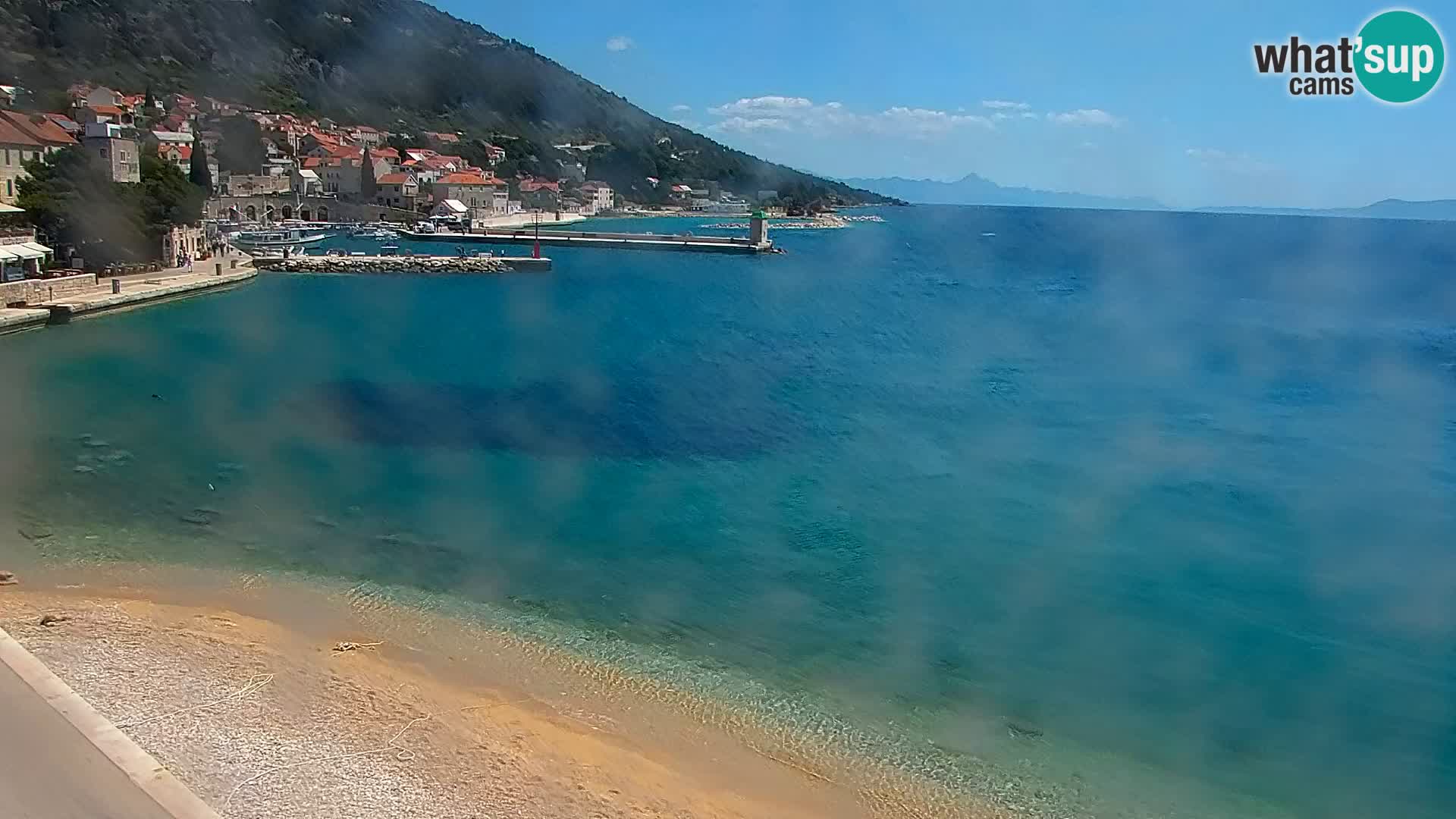 Webcam Bol Centre-Ville & Marina – Vue en direct depuis Bol, île de Brač