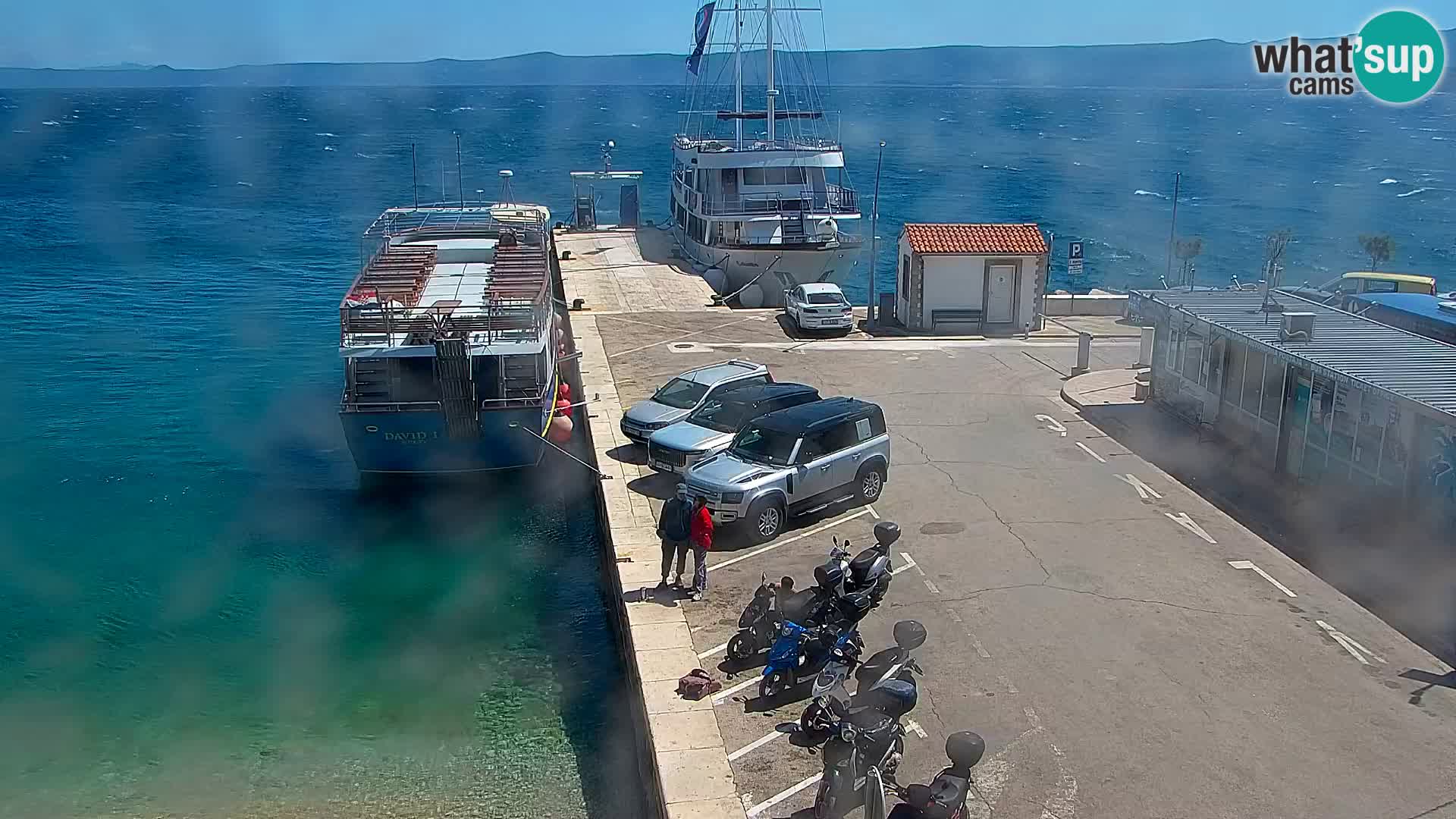 Webcam Bol Centre-Ville & Marina – Vue en direct depuis Bol, île de Brač