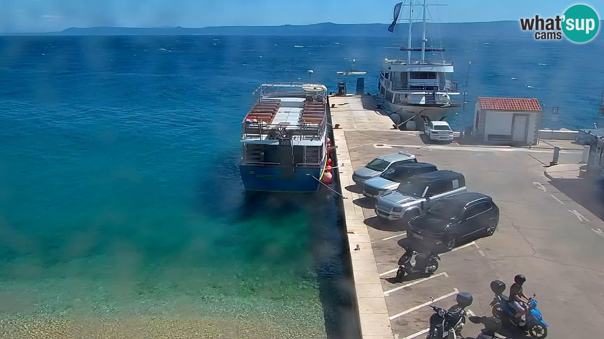 Webcam Bol centre-ville & marina – Vue en direct depuis Bol, île de Brač