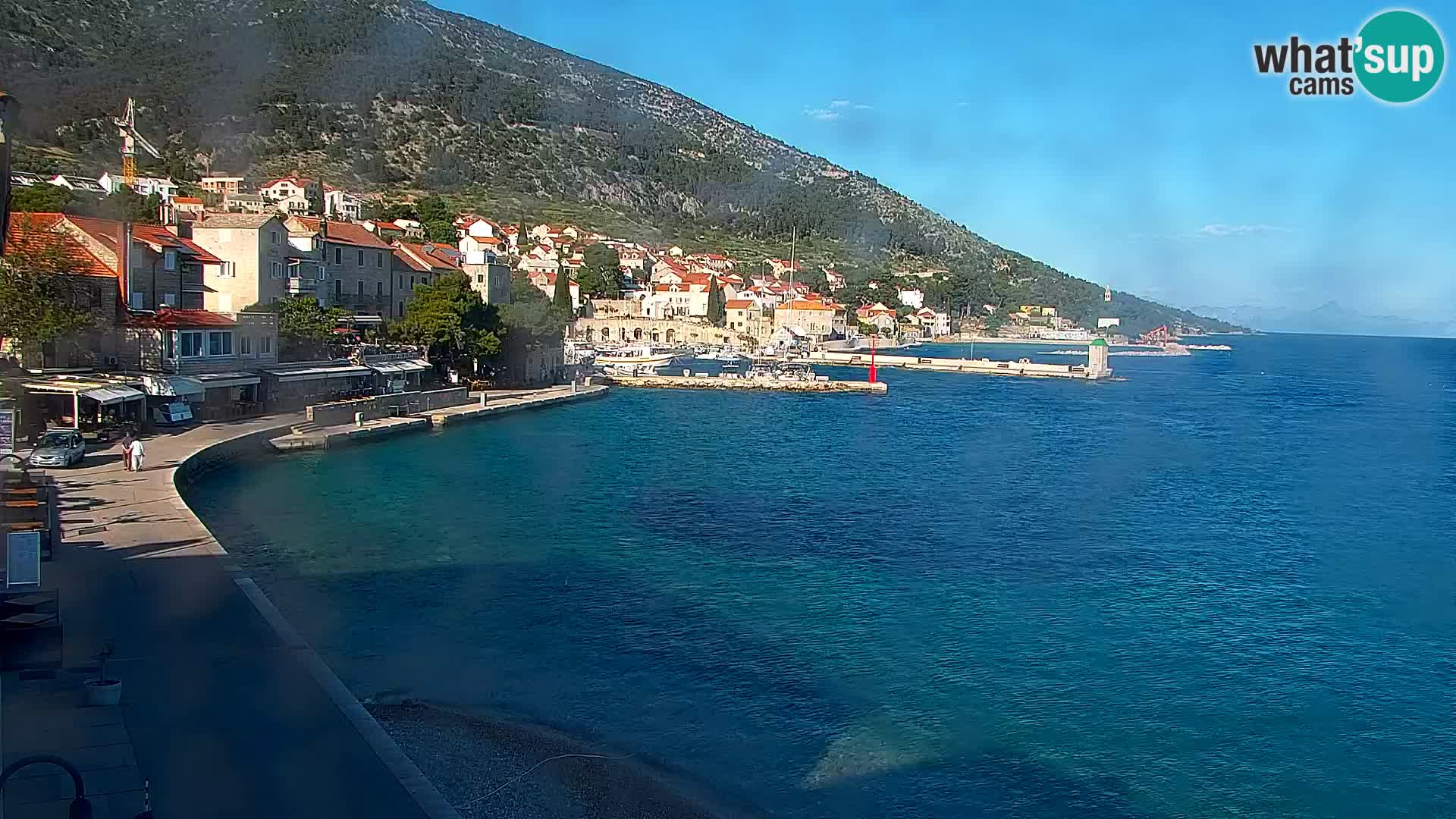Webcam Bol Town Center & Marina – Live View from Bol, Brač