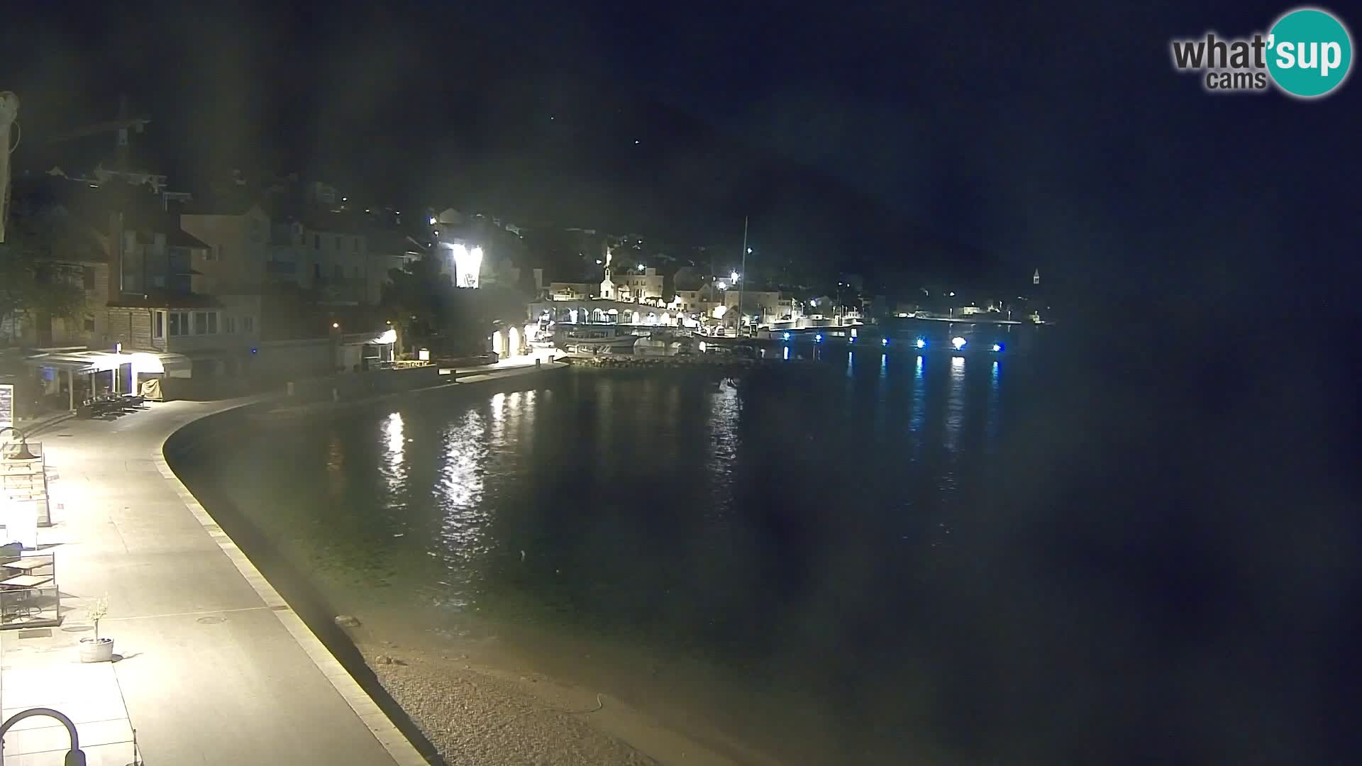 Webcam Bol Centre-Ville & Marina – Vue en direct depuis Bol, île de Brač