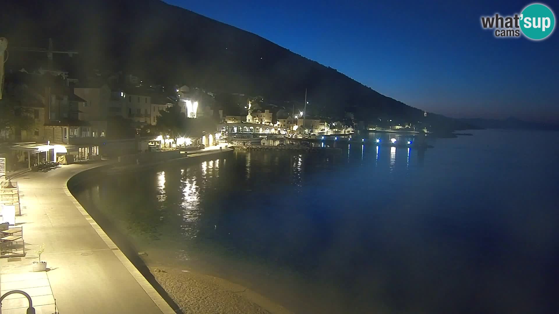 Webcam Bol Hafen & Ortszentrum – Liveblick aus Bol auf der Insel Brač