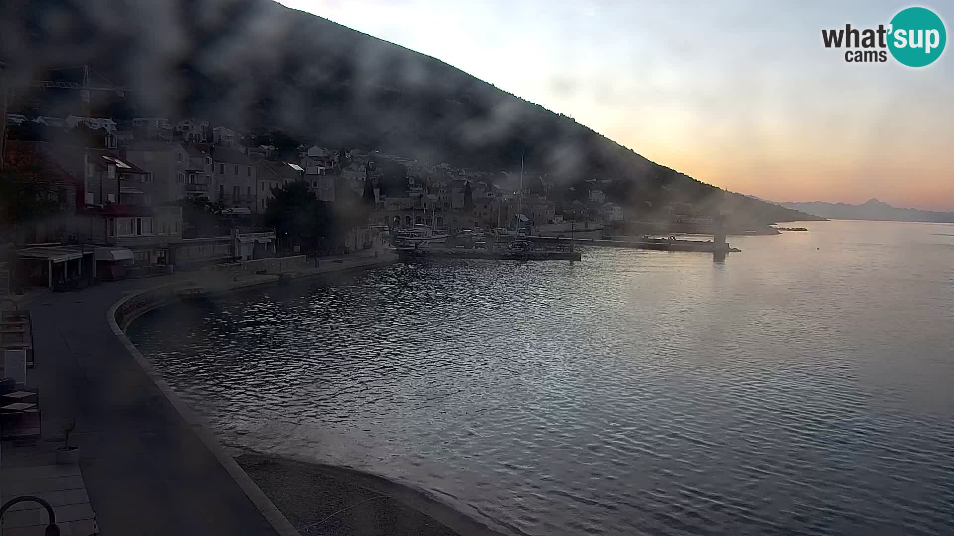 Webcam Bol Centre-Ville & Marina – Vue en direct depuis Bol, île de Brač