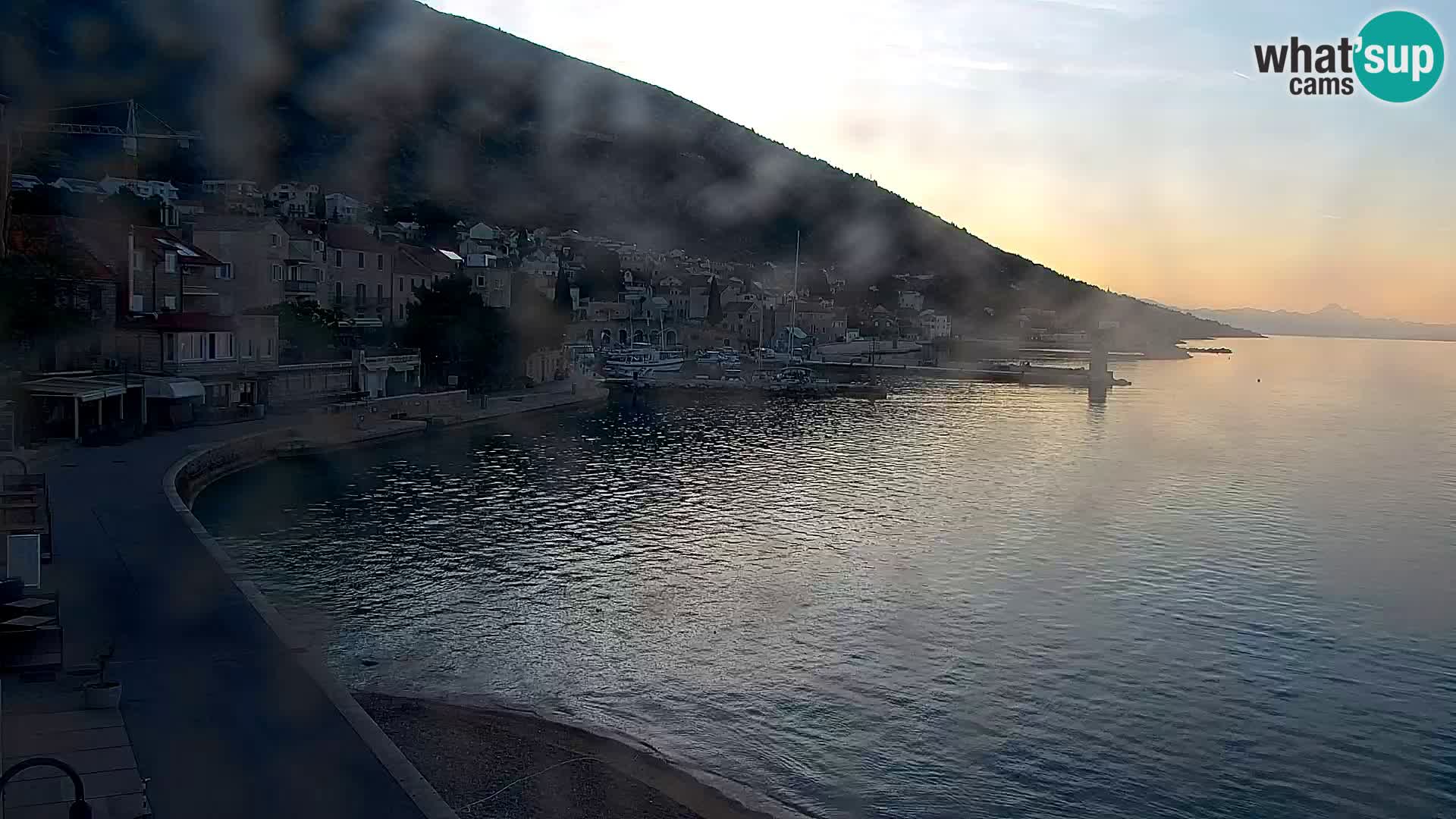 Webcam Bol centre-ville & marina – Vue en direct depuis Bol, île de Brač